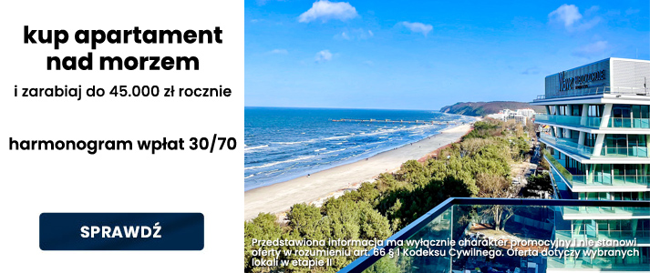 Buy an apartment by the sea. Payment schedule 30/70